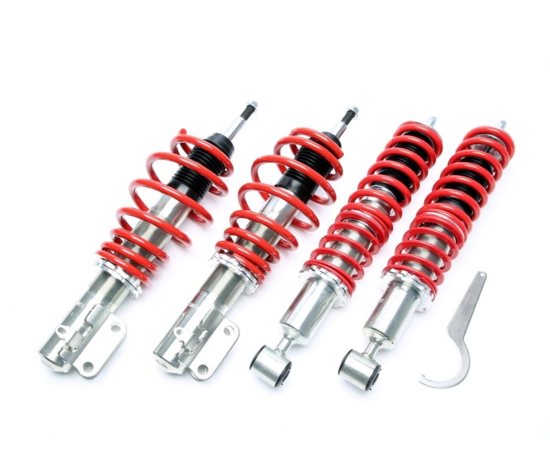 TA TECHNIX Gewindefahrwerk für: VW Polo - 6N2, 10.1999-  |  VA/HA-Last max. kg: 900/770  | Tiefer mm VA/HA: 30-60/30-60 | Hinweise: -
