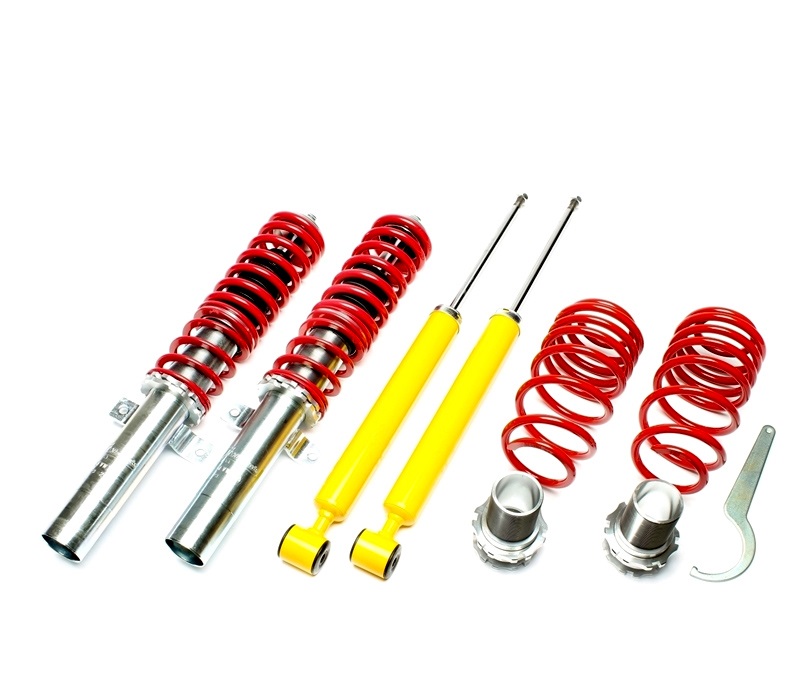 TA TECHNIX Gewindefahrwerk für: AUDI A1 - 8X  |  VA/HA-Last max. kg: 960/840  | Tiefer mm VA/HA: 30-60/30-60 | Hinweise: G2,K2