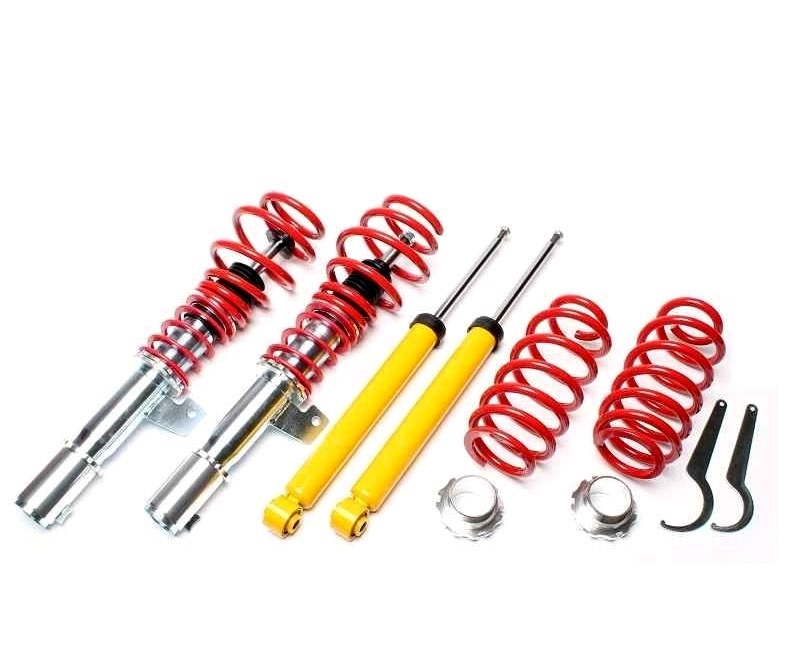 TA TECHNIX Gewindefahrwerk für: VW Golf 5 4motion / inkl. R32 |  VA/HA-Last max. kg: 1190/1220 | Tiefer mm VA/HA: 30-60/30-60 | Hinweise: 55,G2,K2