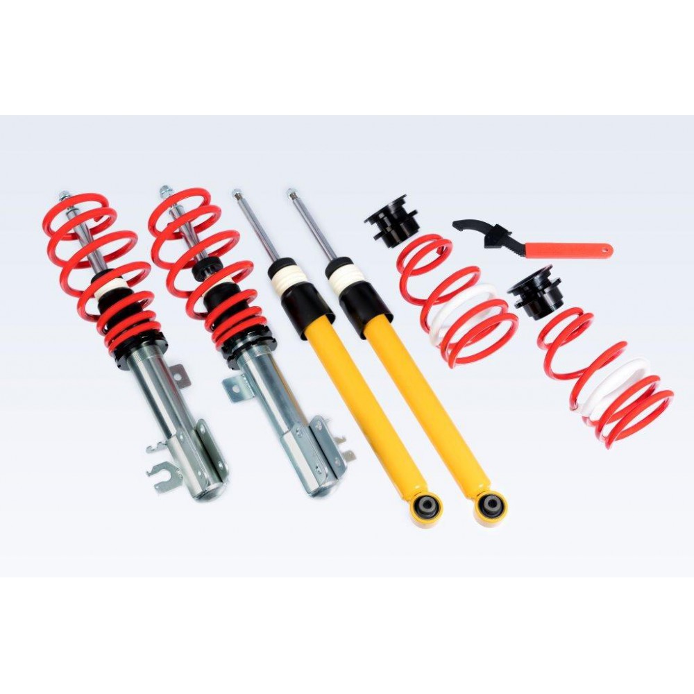 V-MAXX Gewindefahrwerk für: ALFA ROMEO MiTo  1.4,1.4T,1.3JDT,1.6JTD  /  2008- | VA-Last max. kg: - | Tiefer mm VA/HA: 35-60 / 40-60 | Hinweise: G2,*