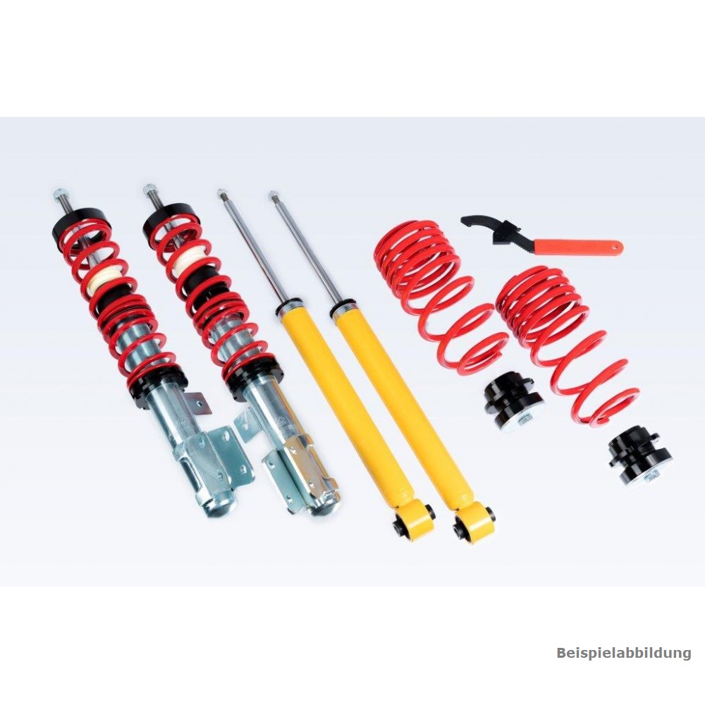 V-MAXX Gewindefahrwerk für: OPEL Astra G  1.2 - 2.2i, 1.7TD - 2.2DTI  | VA-Last max. kg: 1030 | Tiefer mm VA/HA: 30-60 / 30-60 | Hinweise: G2,*