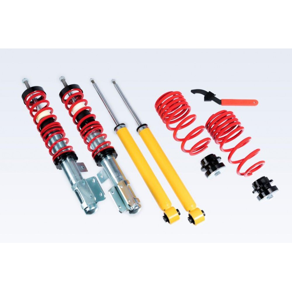 V-MAXX Gewindefahrwerk für: PEUGEOT 307  1.4i - 2.0i, HDI / 2000- | VA-Last max. kg: - | Tiefer mm VA/HA: 35-60 / 40-60 | Hinweise: -