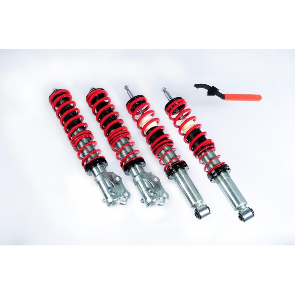 V-MAXX Gewindefahrwerk für: SEAT Ibiza + Cordoba  1.3 - 2.0, TDI, Cupra / 6K / 5.93-7.99  | VA-Last max. kg: - | Tiefer mm VA/HA: 40-60 / 40-60 | Hinweise: -