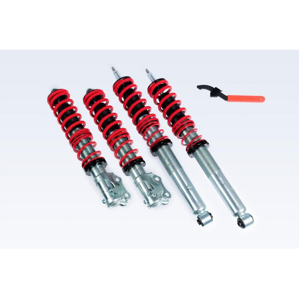 V-MAXX Gewindefahrwerk für: SEAT Toledo  1.6 - 2.0, TDI / 1L / 9.91-2.99  | VA-Last max. kg: - | Tiefer mm VA/HA: 40-60 / 40-60 | Hinweise: G2