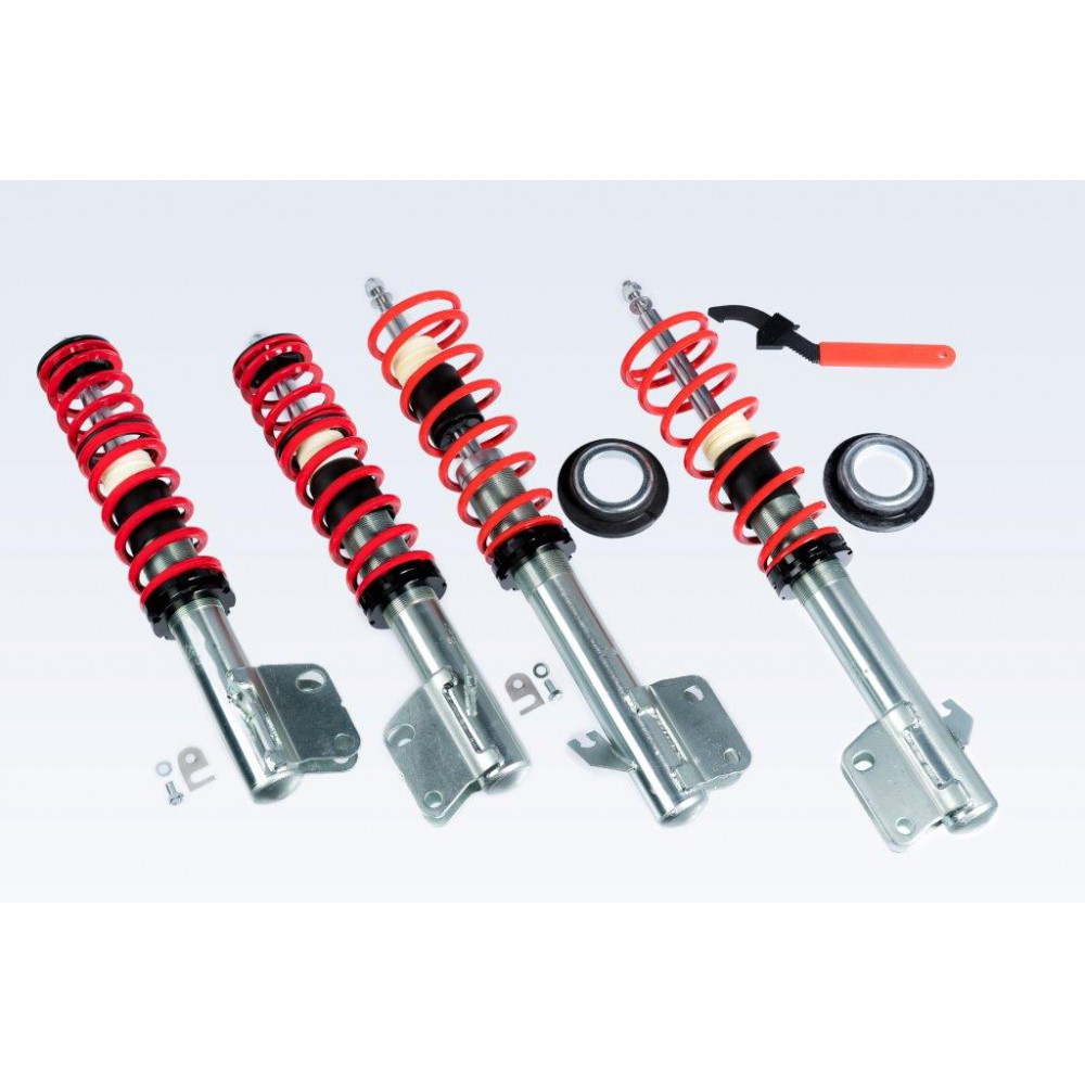 V-MAXX Gewindefahrwerk XXtreme für: SUBARU Impreza Wagon, incl. Turbo / GF8  /  8.92-12.00 | VA-Last max. kg: - | Tiefer mm VA/HA: 35-60 / 30-60 | Hinweise: mit Härteverstellung