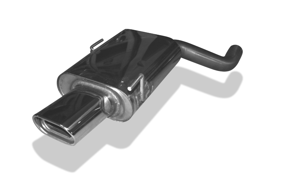FOX Sportauspuff / ESD f&uuml;r: AUDI 80 Quattro (B4), incl. Avant / 2.0, 2.3, 2.6, 2.8 | Endrohr-Typ: 135x80 flachoval | Hinweise: X, 53