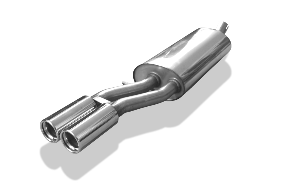 FOX Sportauspuff / ESD f&uuml;r: AUDI A6 (4B), incl. Avant 1.8, 1.8T, 2.0, 1.9TDI, 2.5TDI | Endrohr-Typ: 2x 76 rund | Hinweise: S, 13