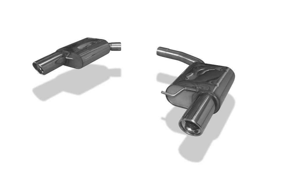 FOX Sportauspuff / Duplex-ESD f&uuml;r: AUDI A4 Quattro + A5 Quattro - B8, 8T / 2.7TDI, 3.0TDI - 140, 176 kW | Endrohr-Typ: 2x 100 rund | Hinweise: S, 17, passt nicht zu S-Line Paket