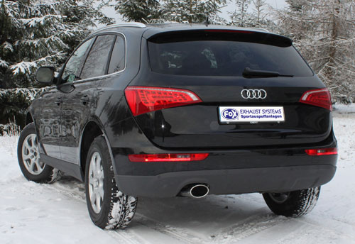 FOX Sportauspuff / ESD f&uuml;r: AUDI Q5 / 2.0TDI - 100, 105, 120, 125, 130, 140 kW | Endrohr-Typ: 140x90 oval | Hinweise: S, 32