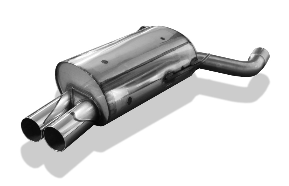 FOX Sportauspuff / ESD f&uuml;r: BMW E39 / 520i, 523i, 528i / -142kW | Endrohr-Typ: 2x 76 rund | Hinweise: S, 10