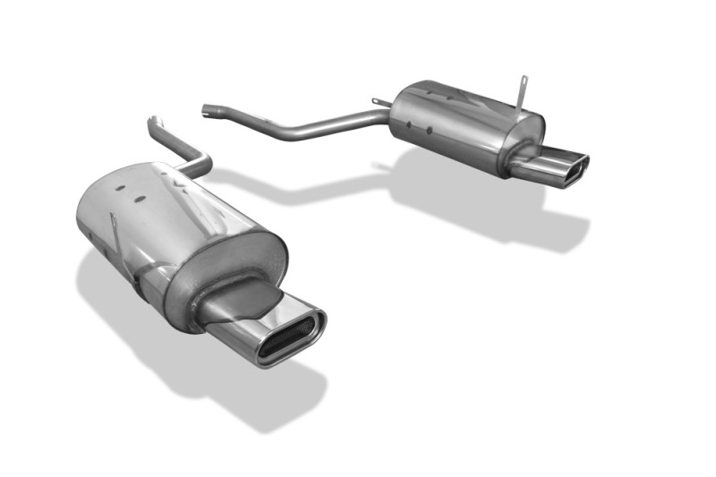 FOX Sportauspuff / Duplex-ESD f&uuml;r: BMW 730i, 735i, 740i - E38 / 160, 173, 175, 210 kW | Endrohr-Typ: 2x 160x80 flachoval | Hinweise: S, 53