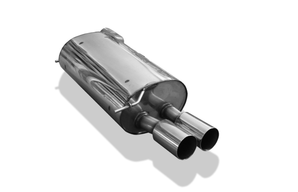 FOX Sportauspuff / ESD f&uuml;r: BMW E65 / 735i, 745i / 200, 245kW | Endrohr-Typ: 2x 90 rund | Hinweise: S, 10