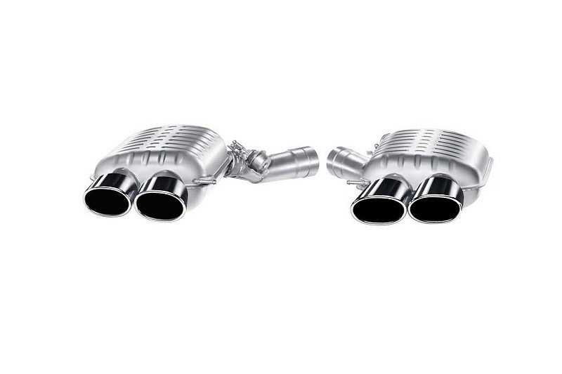 EISENMANN Sportauspuff / Duplex-ESD für: BMW M5 - F10 / 412,423,441 kW | Endrohre: 4x 120x77mm oval / mit Soundklappe