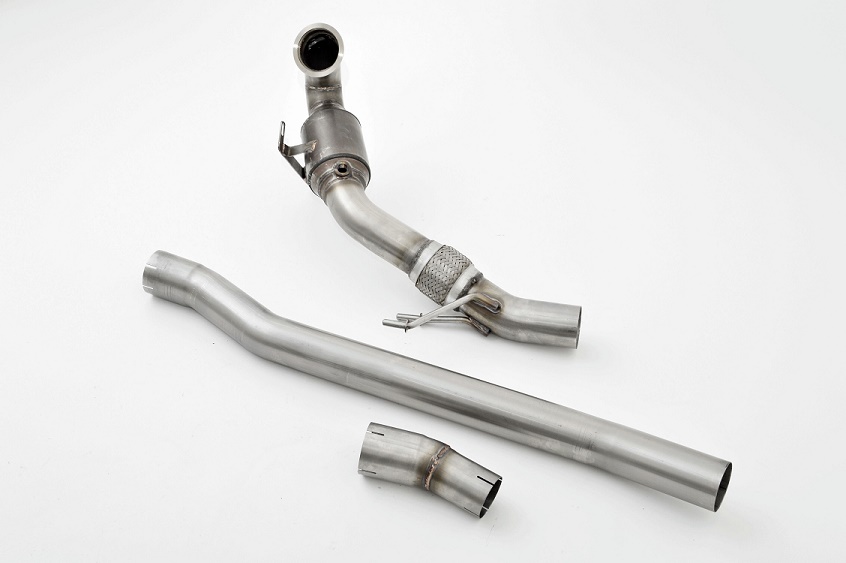 FRIEDRICH Downpipe 76mm mit Sport-Kat. für: SEAT Leon ST Cupra 4Drive - 5F / 2.0TSI - 221 kW / Edelstahl - mit HJS Sport-Kat. 200cpsi / mit CH-Gutachten
