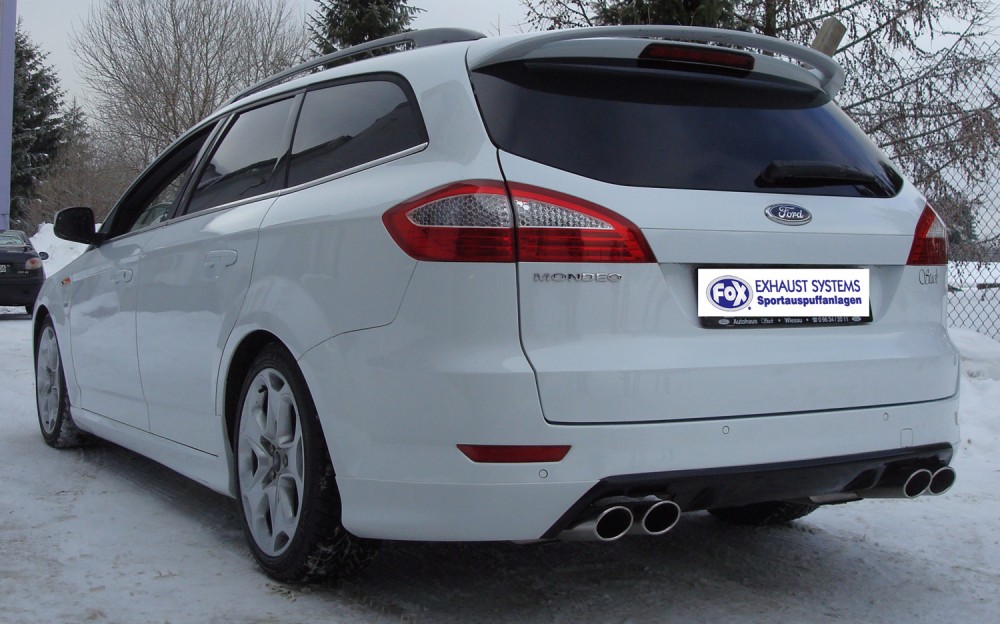 FOX Sportauspuff / Duplex-ESD f&uuml;r: FORD Mondeo Turnier / 2.5T - 162 kW | Endrohr-Typ: 2x 106x71 oval, Links-rechts | Hinweise: S, 33