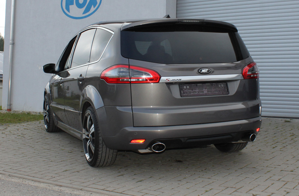 FOX Sportauspuff / Duplex-ESD f&uuml;r: FORD S-Max / 2.5T - 162 kW | Endrohr-Typ: 2x 115x85 oval | Hinweise: S, 38