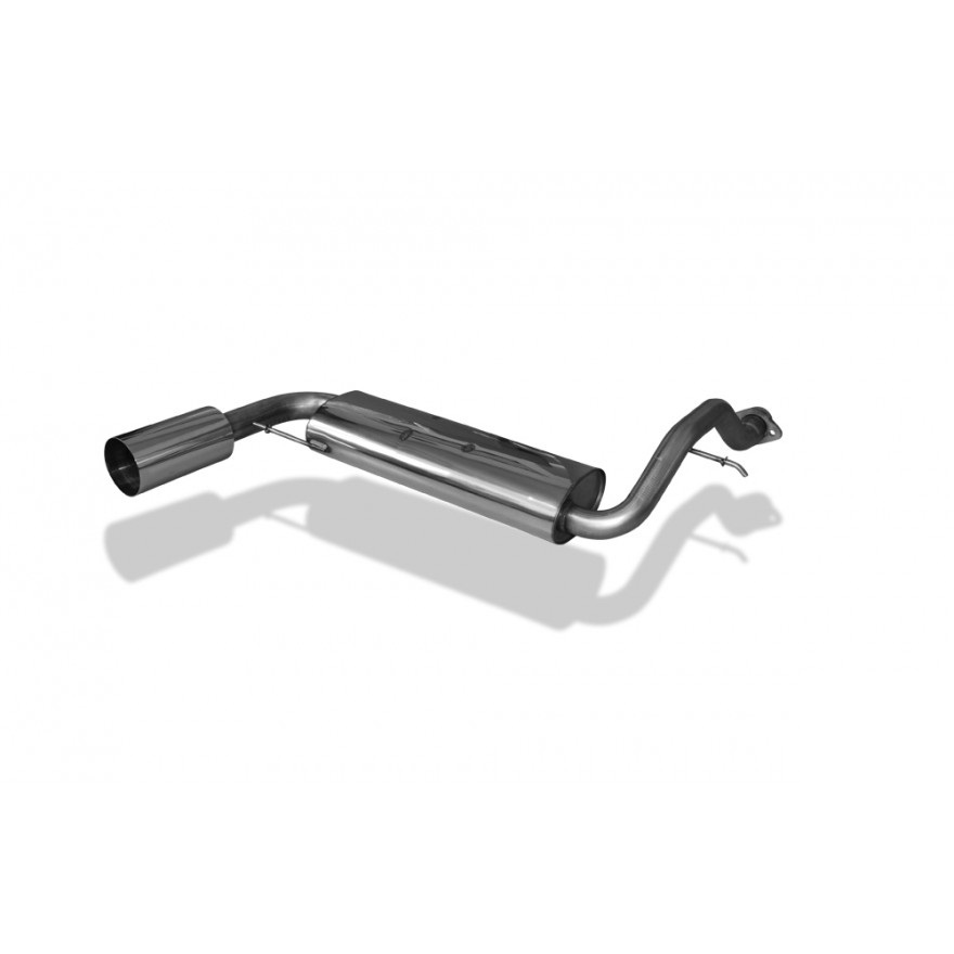 FOX Sportauspuff / ESD f&uuml;r: HONDA Civic + CRX / EC8, 9 - ED6, 7, 9 - EE8, 9 | Endrohr-Typ: 1x 114 rund | Hinweise: S, 10