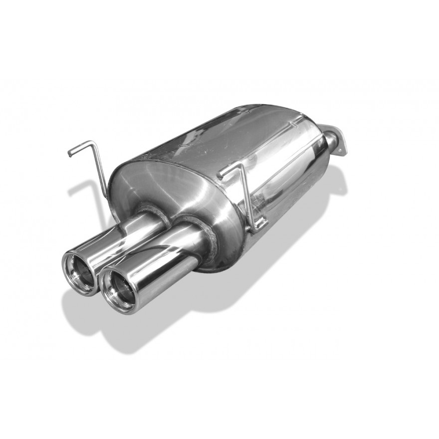 FOX Sportauspuff / ESD f&uuml;r: HONDA Civic CRX Targa / EG2, EH6 | Endrohr-Typ: 2x 76 rund | Hinweise: S, 13