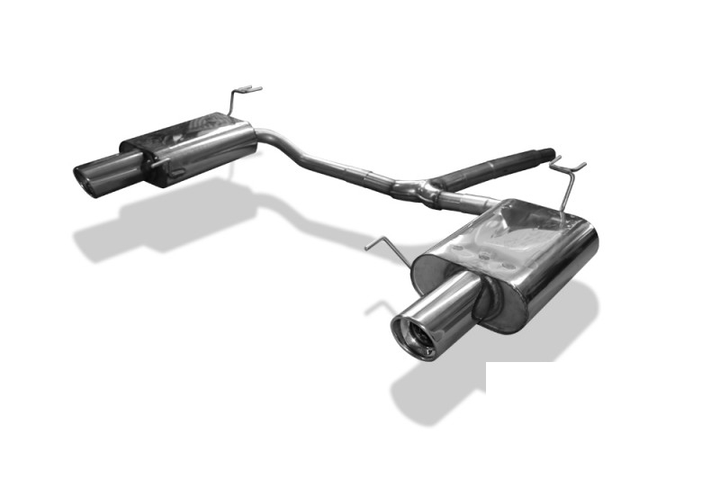 FOX Sportauspuff / Duplex-ESD f&uuml;r: HONDA Accord - CU1 / 2.0i - 115 kW / CU1 | Endrohr-Typ: 2x 100 rund | Hinweise: XS, 17