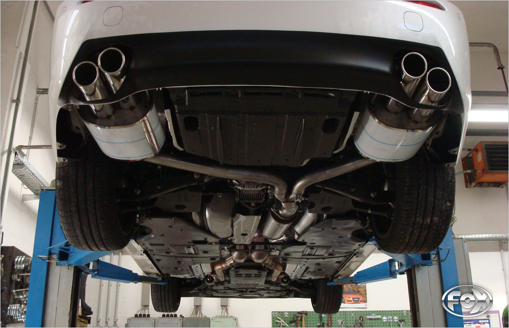 FOX Sportauspuff / Duplex-ESD f&uuml;r: LEXUS IS-F / 5.0 - 311 kW | Endrohr-Typ: 4x 90 rund | Hinweise: 16