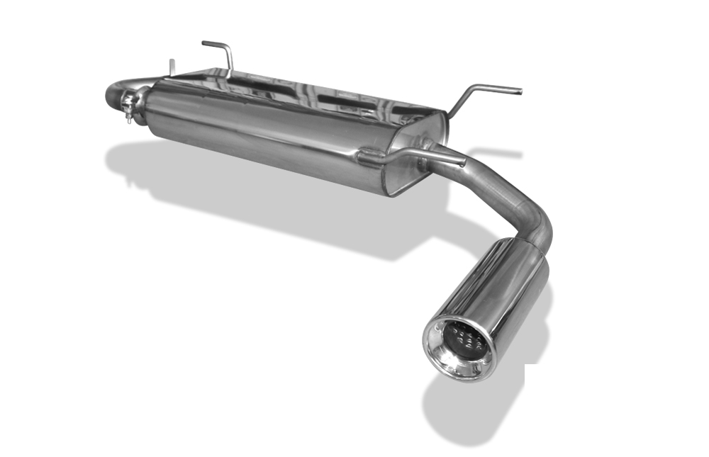 FOX Sportauspuff / ESD f&uuml;r: MAZDA MX-5 - NB / 1.6, 1.8 / 81, 102, 103, 107 kW | Endrohr-Typ: 1x 90 rund | Hinweise: S, 13