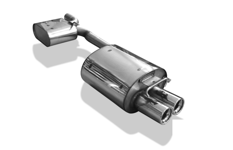 FOX Sportauspuff / Halb Sportauspuff Anlage für: MERCEDES  SLK - R170 /  SLK200,200K,230K / 100-145 kW |  Endrohr-Typ: 2x 80 rund |  Hinweise: S,13