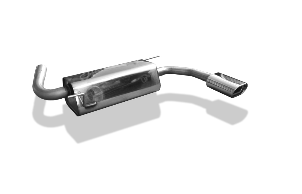 FOX Sportauspuff / ESD f&uuml;r: MITSUBISHI Pajero (V60, 2000- ) 2.5DI-D, 3.5 V6, 3.2DI-D / 77, 85, 118, 121, 149 kW | Endrohr-Typ: 1x 135x80 flachoval | Hinweise: S, 53 - nur f&uuml;r kurzen Radstand