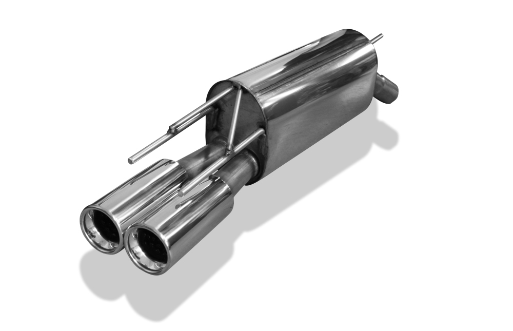 FOX Sportauspuff / ESD f&uuml;r: OPEL Calibra A / 92- / 2.0 16V, V6 | Endrohr-Typ: 2x 80 rund | Hinweise: S, 13