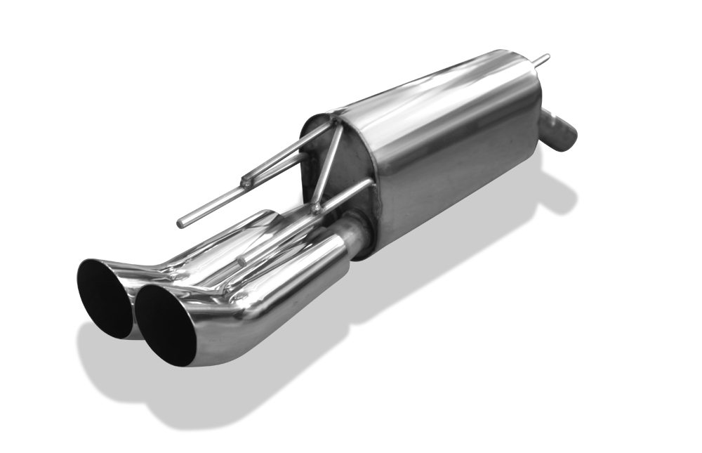 FOX Sportauspuff / ESD f&uuml;r: OPEL Calibra A / 92- / 2.0 16V, V6 | Endrohr-Typ: 2x 76 rund DTM | Hinweise: S, 18