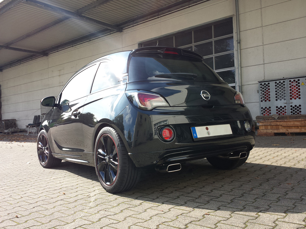 FOX Sportauspuff / Duplex-ESD f&uuml;r: OPEL Adam / 1.2, 1.4 - 51, 74 kW | Endrohr-Typ: 2x 145x65 | Hinweise: S, 59