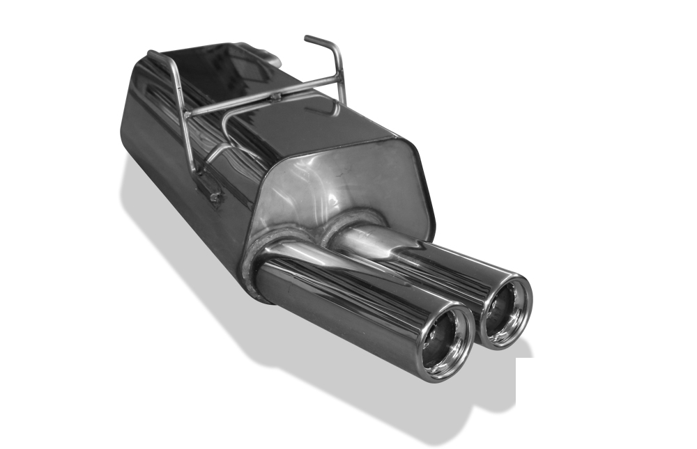 FOX Sportauspuff / ESD f&uuml;r: ROVER 75 / RJ / 98- / 1.8, 2.0, 2.0 TD -110 kW | Endrohr-Typ: 2x 76 rund | Hinweise: S, 13