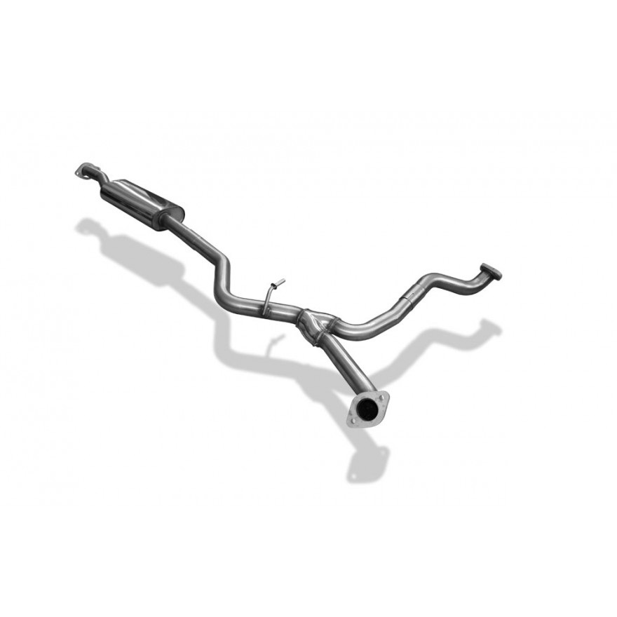 FOX Sport-Auspuff Edelstahl / VSD f&uuml;r: SUBARU Legacy + Outback - BL, BP / 2.0 - 101, 110, 121 kW | nur zugelassen mit FOX Duplex-ESD
