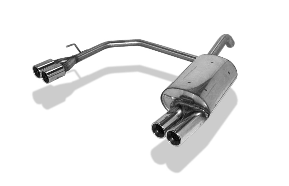 FOX Sportauspuff / Duplex-ESD f&uuml;r: TOYOTA Corolla - E12 / 1.8 TS - 141 kW | Endrohr-Typ: 4x 80 rund | Hinweise: S, 13