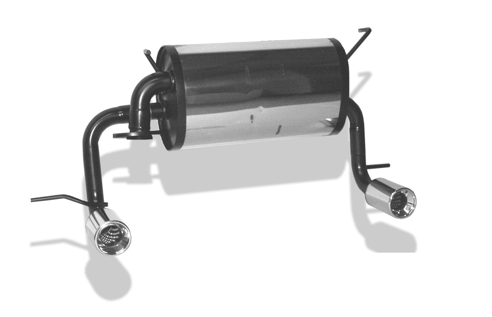 FOX Sportauspuff / Duplex-ESD f&uuml;r: TOYOTA MR2 W3 / 1.8-103kW | Endrohr-Typ: 2x 90 rund | Hinweise: S, 13