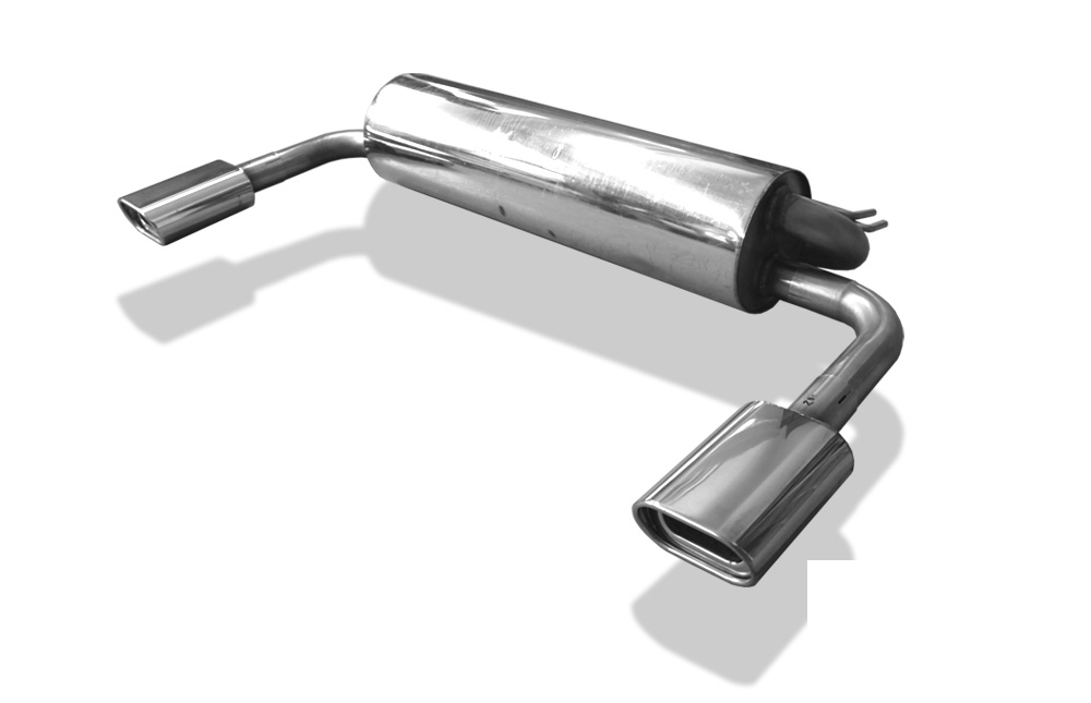 FOX Sportauspuff / Duplex-ESD f&uuml;r: TOYOTA RAV-4 / 2000- / 2.0 D-4D | Endrohr-Typ: 2x 135x80 flachoval | Hinweise: S, 53