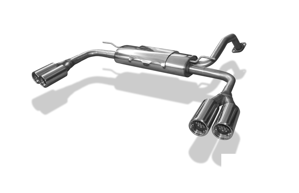 FOX Sportauspuff / Duplex-ESD f&uuml;r: TOYOTA Auris - E15 / 1.4, 1.6, 1.8 - 71, 73, 74, 91, 97, 108 kW | Endrohr-Typ: 4x 90 rund | Hinweise: S, 13
