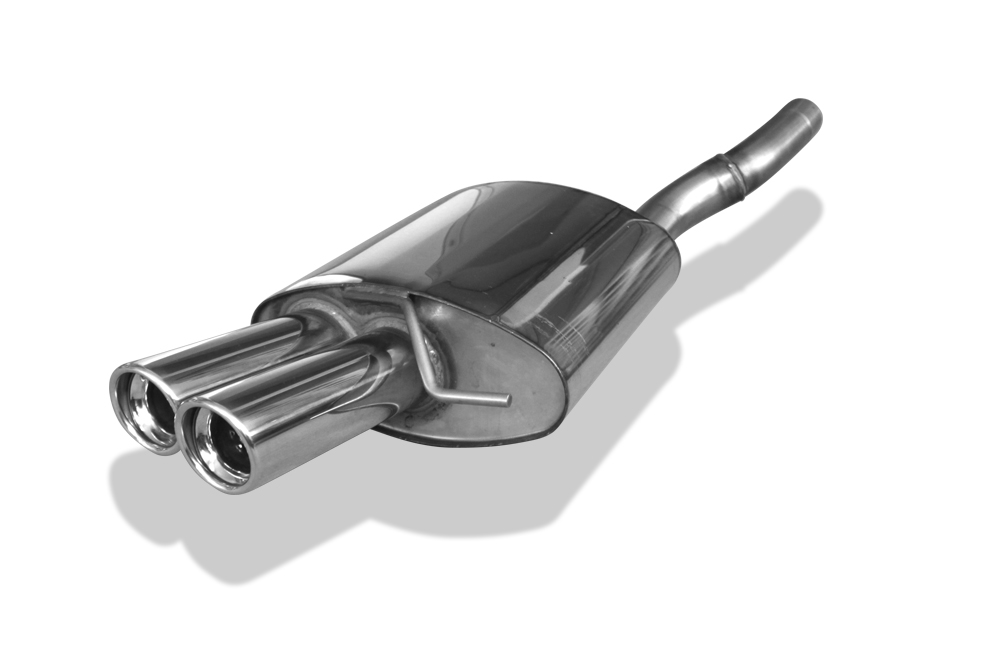 FOX Sportauspuff / ESD f&uuml;r: VW Passat - 3C Lim., Variant, CC / 2.0TSI - 147kW | Endrohr-Typ: 2x 90 rund | Hinweise: S, 17